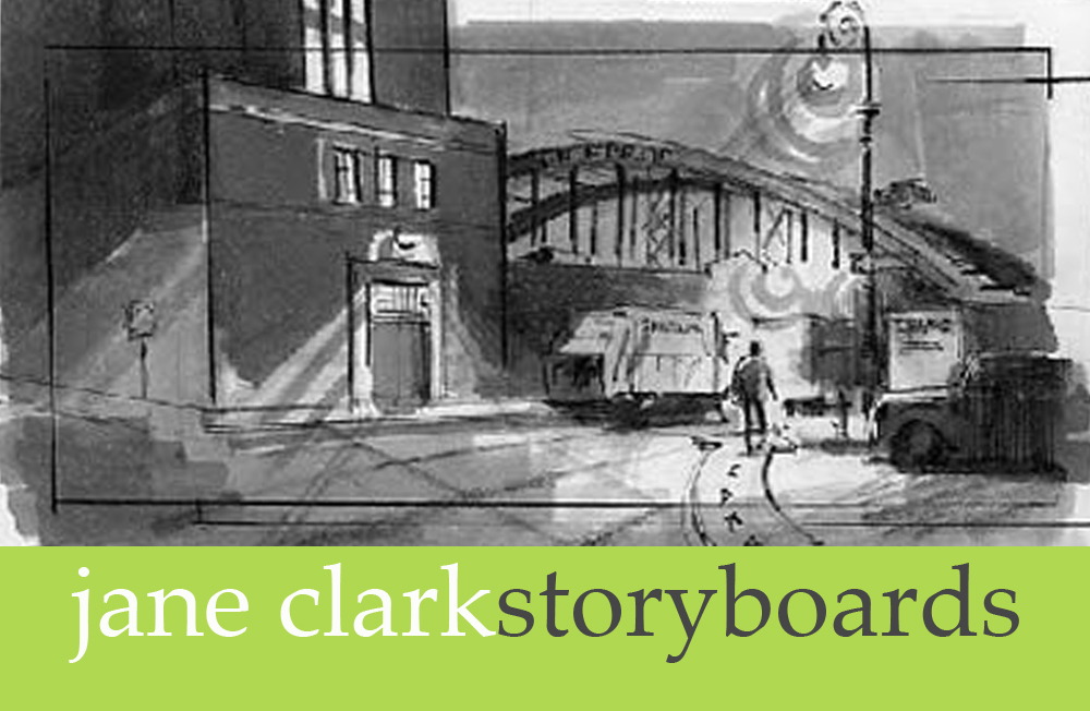 Jane Clark - Storybords for film,television,movies,adverts,advertising,tv